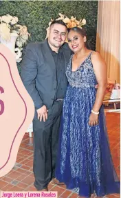  ?? ?? Jorge Loera y Lorena Rosales