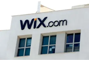  ?? (Reuters) ?? WIX, ONE of many Israeli inventions.