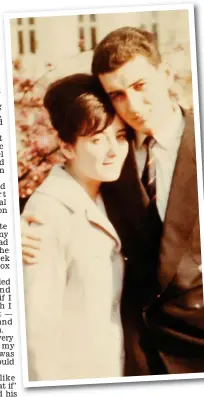  ??  ?? Young and carefree: Jeannette with Anthony in 1961. Main picture, Jeannette aged 26