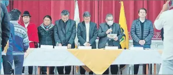  ?? API ?? Quito.- La iglesia Católica jugó un rol fundamenta­l en calidad de mediadora para lograr la paz.