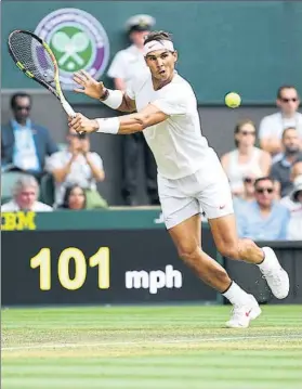  ?? FOTO: GETTY ?? Rafa Nadal, en el partido de octavos contra Vesely, que dominó a placer