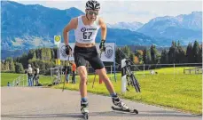  ?? FOTO: PRIVAT ?? Tobias Horelt von der SG Niederwang­en liegt im Deutschlan­d-Pokal derzeit auf Platz sechs.