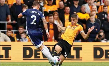  ??  ?? Conor Coady (right) said the game against Besiktas will be an ‘amazing experience’. Photograph: Jason Cairnduff/Action Images via Reuters