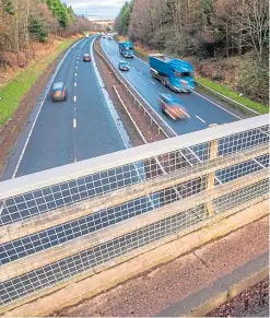  ?? Picture: Steve Macdougall. ?? The bridge near Broxden.