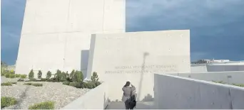  ?? ADRIAN WYLD, THE CANADIAN PRESS ?? The Canadian National Holocaust Monument following its official opening ceremony in Ottawa on Sept. 27.