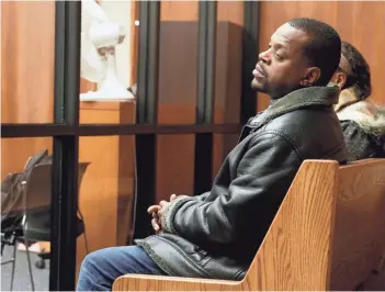  ?? ANGELA PETERSON / MILWAUKEE JOURNAL SENTINEL ?? Curtis Fisher waits for his case to be called Dec. 5, 2018, at the Milwaukee County Courthouse before Judge Michelle Havas.