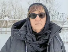  ?? /Reuters/ Alexei Navalny YouTube Channel ?? Begging for closure: The mother of late Russian opposition leader Alexei Navalny, Lyudmila Navalnaya, asks for the body of her son in a video address to Russian President Vladimir Putin as she stands near the IK-3 penal colony near Kharp.