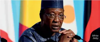  ??  ?? Idriss Déby