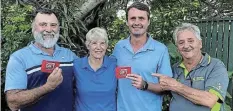  ?? Pictures: SUPPLIED ?? BOWLED OVER: Winners of the Spar-sponsored vouchers are, from left, Andrew Meyer, Jacques Moolman, Yonnie Hill and novice David Johnson.