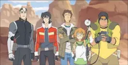  ?? Netf lix ?? CHARACTERS on new “Voltron: Legendary Defender” draw on an ’80s legacy.