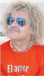  ??  ?? Carlos “Pibe” Valderrama, 56 años, un símbolo del mejor fútbol colombiano.