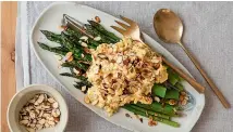  ?? NICOLA GALLOWAY ?? Two delicious asparagus salads.