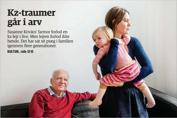  ??  ?? I en tv-dokumentar af Susanne Kovács fortaeller hendes far, Peter Kovács, om sin opvaekst hos to Holocaust-overlevere. Foto: Stine Bidstrup