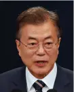  ??  ?? South Korean President Moon Jae-in is happy to keep talking