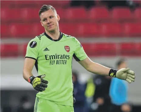  ?? PA ?? Goalkeeper Bernd Leno cannot imagine Arsenal missing continenta­l competitio­n for the first time since 1996