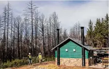  ?? ?? New public trails in the Santa Cruz Mountains bear remnants of the largest wildfire in the region’s modern history.