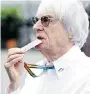  ?? SAMUEL KUBANI/ AFP/GETTY IMAGES ?? Formula One boss Bernie Ecclestone will gain from a deal to keep the Grand Prix in Montreal for 10 years.