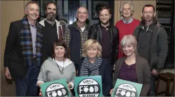  ??  ?? At the launch of the Local Food Network were food suppliers, back row: Des Thorpe, Alan Kennedy, Mervyn Morrison, Mick Walsh, Willie Considine and Phil Coffey. Front: Elaine Garde, Michelle Morrison and organiser Karen Nolan.