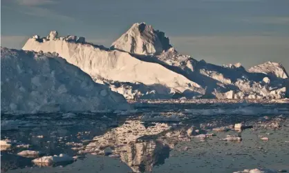  ??  ?? The loss of land-based glaciers in Greenland leads directly to sea level rise, ultimately increasing the risk of flooding to millions of people. Photograph: Ian Joughin/IMBIE