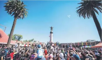  ??  ?? Womad Chile buscará nuevamente congregar a 50 mil personas en la Plaza de la Paz.