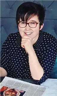  ??  ?? Murdered: Journalist Lyra McKee