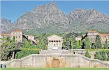  ?? ?? UCT says a good performanc­e in maths and science matters for university entrance. It would intervene to provide additional support if necessary. | FILE