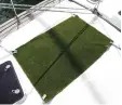  ??  ?? Train your dog to use Astroturf as a toilet to help them adapt to boat life