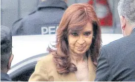  ?? Archivo ?? cristina Kirchner sumó su tercer juicio oral