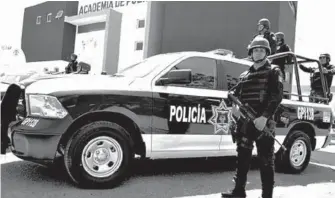  ??  ?? GÓMEZ PALACIO, Dgo. (OEM-Informex).- En noviembre este municipio tendrá 83 nuevos policías que egresan de la academia.