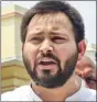  ??  ?? Tejashwi Yadav