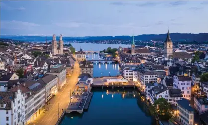  ??  ?? Zurich in Switzerlan­d. The Chinese agents can enter the country without official status. Photograph: @ Didier Marti/Getty Images