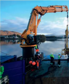  ??  ?? Above: A Scottish consortium is exploring innovative anchoring technology