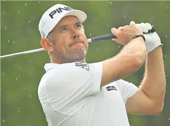  ??  ?? Who’s the Daddy? Lee Westwood, last year’s Masters runner-up, says his 100-1 odds are a ‘good price’