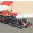  ?? FOTO: DPA ?? Max Verstappen in seinem Red-bullAuto auf der Strecke.