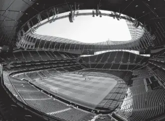  ?? REUTERS ?? Tottenham Hotspur Stadium in London, England.