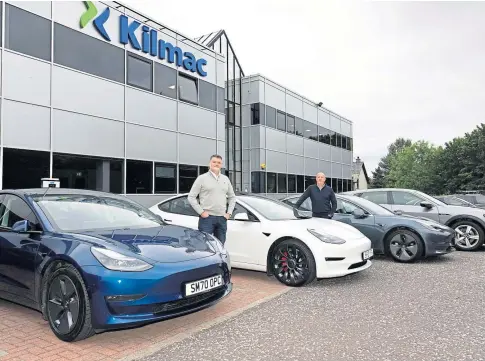  ??  ?? COMMITMENT: Kilmac plans to have its entire fleet of 15 vans making the switch to electric within the next 18 months.