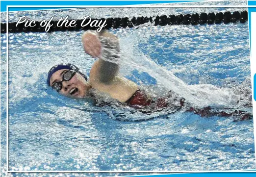  ?? Ernest A. Brown photo ?? March 2, 2024 - Lincoln’s Caleigh Parent competes in the girls 500 yard freestyle event during the RIIL Girls State Meet at Brown University Saturday.
We are looking for a new sponsor for
This reader-favorite feature runs in every edition of The Call & The Times. Contact us today: