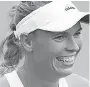  ??  ?? Caroline Wozniacki