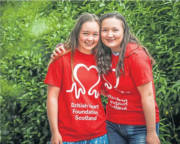 ?? Picture: Mhairi Edwards. ?? Georgia, left, and Kathryn Davidson walked the West Highland Way as a fundraisin­g tribute to their late grandfathe­r.