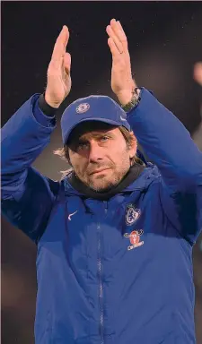  ?? GETTY ?? Antonio Conte, 48 anni, è alla seconda stagione al Chelsea