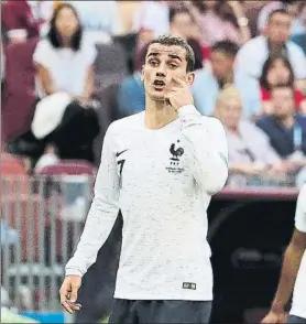  ?? FOTO: EFE ?? Antoine Griezmann ha logrado hasta el momento 1 gol, y fue de penalti