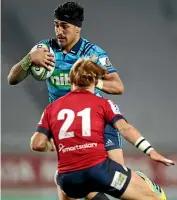  ?? GETTY IMAGES ?? All Blacks wing Rieko Ioane is key to the Blues’ playoff hopes this season.