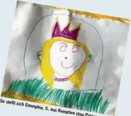  ??  ?? So stellt sich
Emmylou,
5, aus
Kempten eine Prinzessin vor.