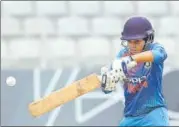  ?? AFP ?? Priya Punia made an unbeaten 75 in the first ODI.