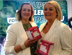  ?? ?? Louise Mccormack and Georgina Mckeown from Revive Active at the Nature’s Choice event.