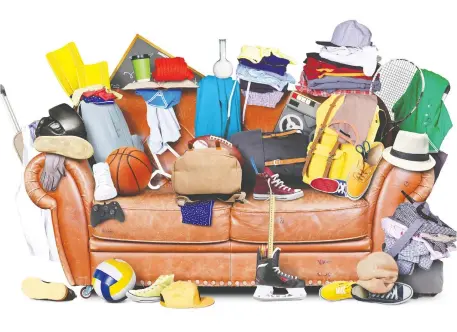  ?? GETTY IMAGES ?? In Clutter: An Untidy History, author Jennifer Howard argues that we must declutter for the sake of future generation­s and the planet.