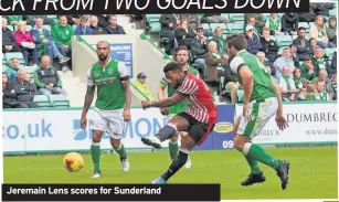  ??  ?? Jeremain Lens scores for Sunderland