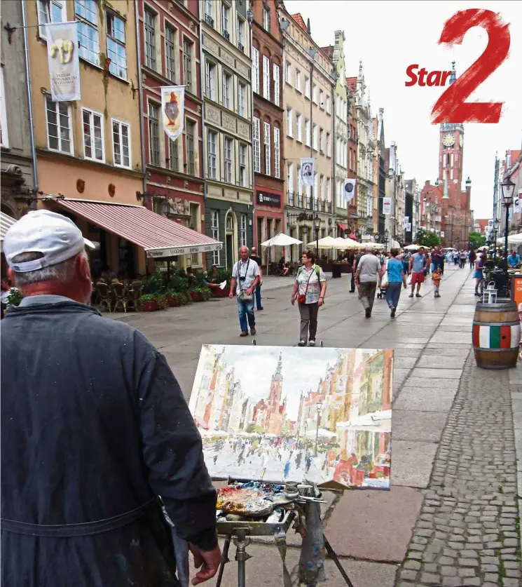  ?? — CHRISTINA CHIN/ The Star ?? Colourful buildings and old churches are often immortalis­ed in paintings sold along the cobbled streets of Gdansk.