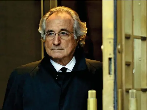  ?? (AFP/Getty) ?? Bernie Madoff’s scheme required a constant supply of new investors to enable him to pay off others