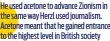  ?? ?? He used acetone to advance Zionism in the same way Herzl used journalism. Acetone meant that he gained entrance to the highest level in British society